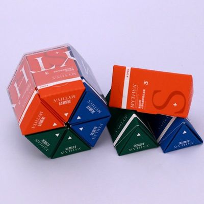 গরম স্ট্যাম্পিং কাস্টমাইজড উপহার বাক্স কার্ডবোর্ড কাগজ কসমেটিক উপহার বাক্স প্যাকেজিং